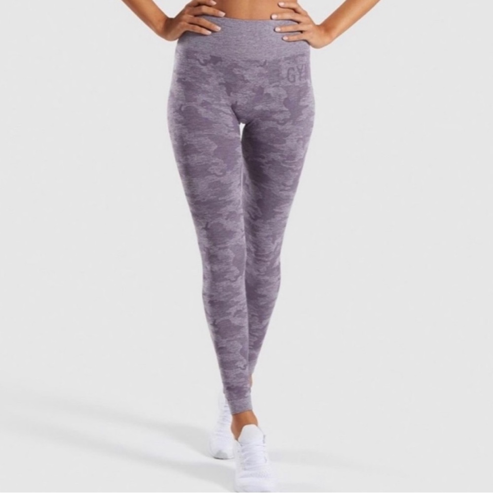 GYMSHARK CAMO LEGGINGS